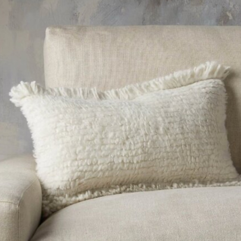 ARHAUS Cream Kenmar pillow cover 21X12